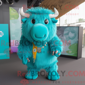 Mascottefiguur van een...