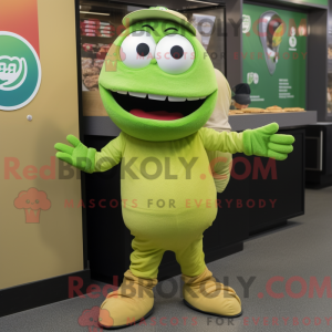 Mascot karakter van een...
