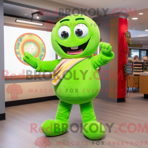 Mascot character of a Lime...