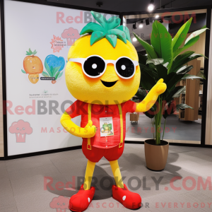 Personagem de máscara de um...