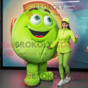 Mascot character of a Lime...
