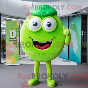 Mascot character of a Lime...