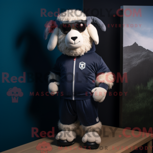 Mascot character of a Navy...