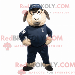 Mascot character of a Navy...