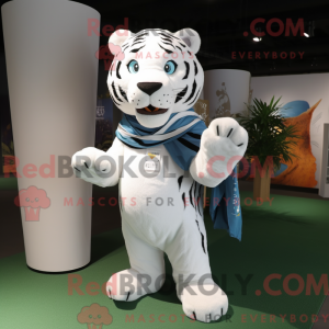 Mascot character of a White...