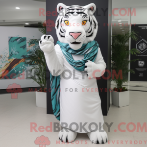 Mascot character of a White...