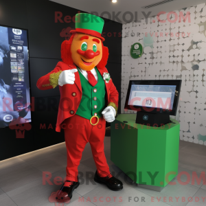 Mascot character of a Red...