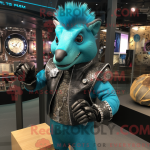 Personagem de máscara de um...
