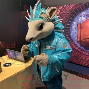 Personagem de máscara de um...