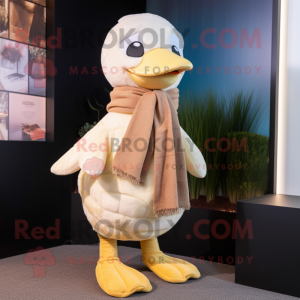 Cream Gosling mascotte...