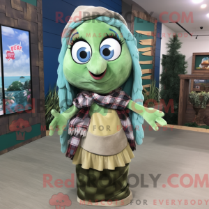 Mascot character of a Olive...