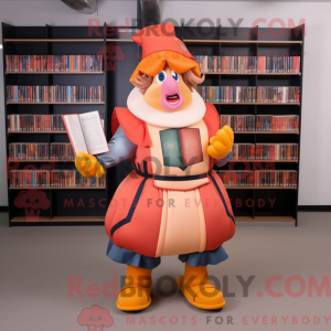 Mascot character of a Peach...