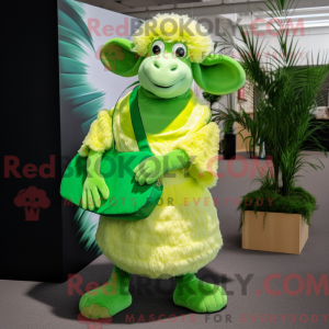Mascot character of a Lime...