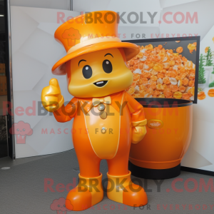 Postava maskota Orange Pot...