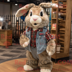Mascottefiguur van een...