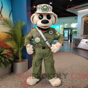 Mascottekarakter van een...