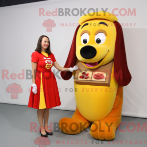 Mascot character of a Hot...