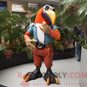 Mascot karakter van een...