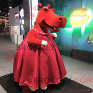 Mascot character of a Red...
