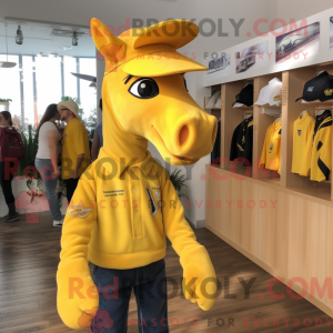 Mascot karakter van een...