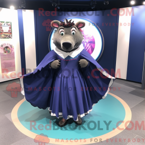 Mascot character of a Navy...
