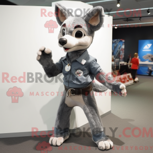 Mascot karakter van een...