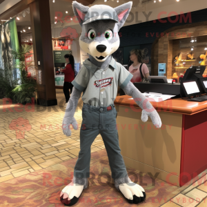 Mascot karakter van een...