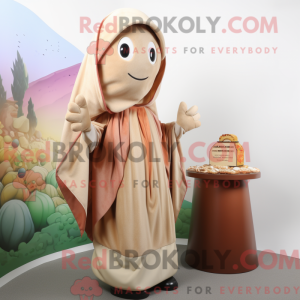 Mascot karakter van een Tan...