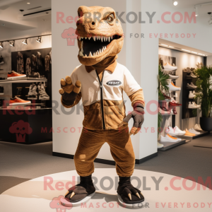 Mascottefiguur van een...