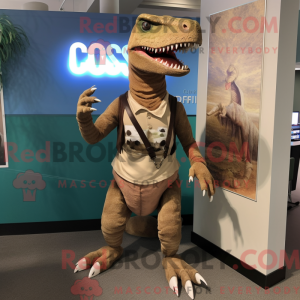 Mascottefiguur van een...