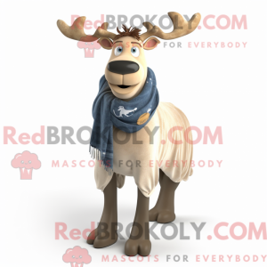 Mascot character of a Beige...
