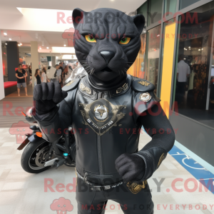 Mascot character of a Black...