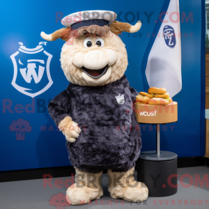 Maskotkarakter af en Navy...