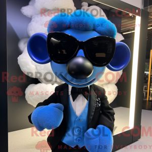 Mascot character of a Blue...