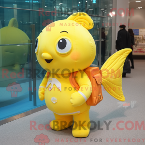 Mascot character of a Lemon...