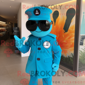 Maskotfigur af en turkis...