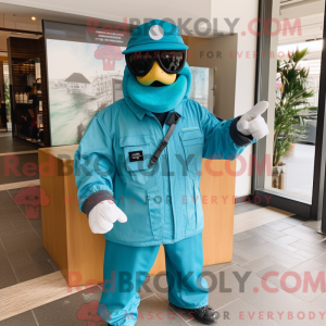Mascottefiguur van een...
