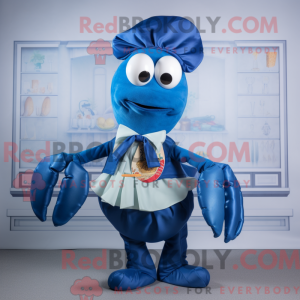 Mascot character of a Blue...
