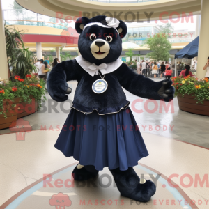 Mascot character of a Navy...