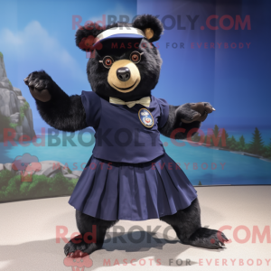 Mascot character of a Navy...