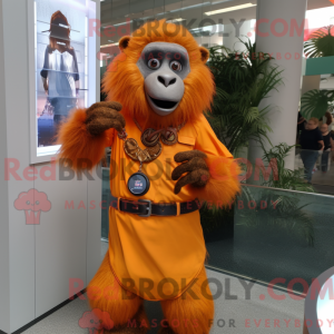 Maskot karakter af en...