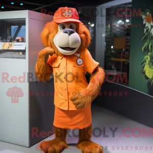 Maskot karakter af en...
