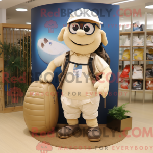 Mascot character of a Cream...