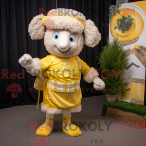 Mascot character of a Lemon...
