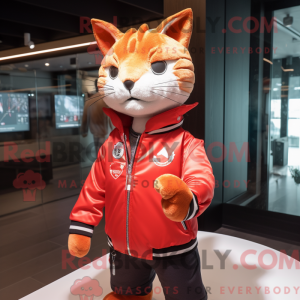 Mascot character of a Red...