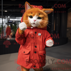 Mascot character of a Red...