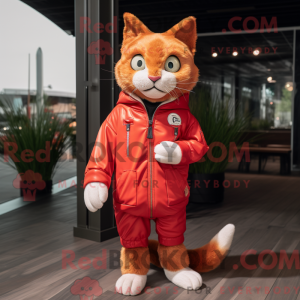 Mascot character of a Red...