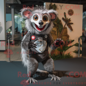 Mascot character of a Gray...