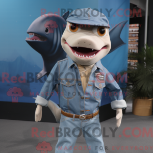 Mascottefiguur van een...