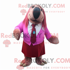 Mascottekarakter van een...